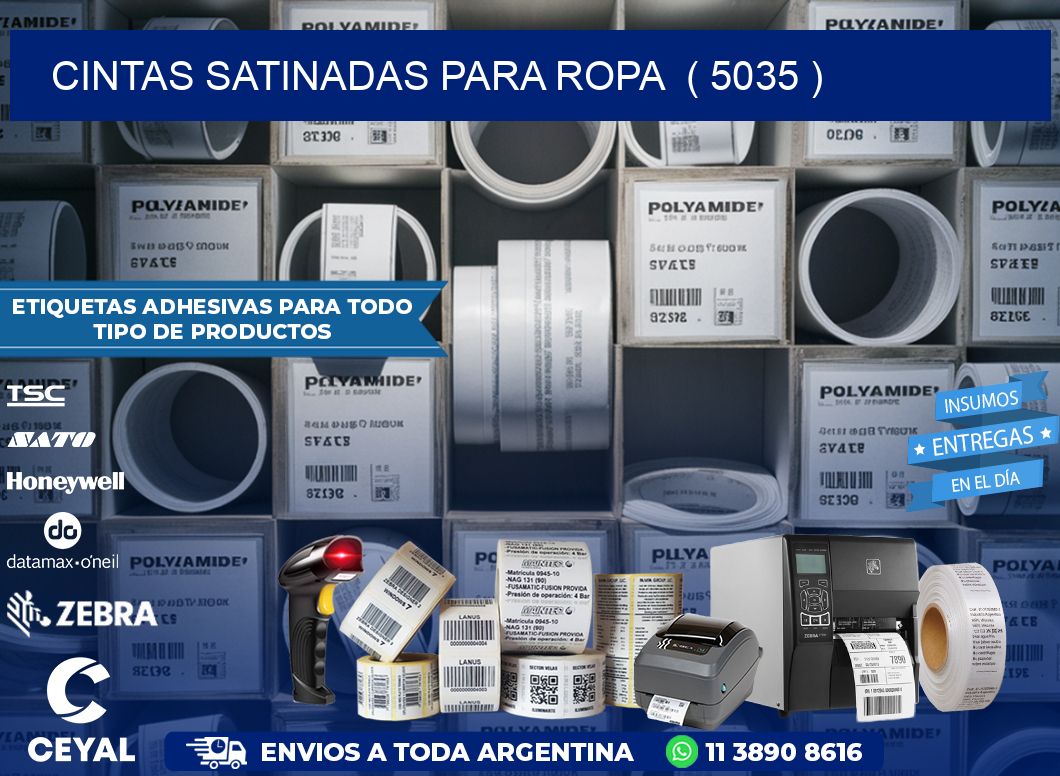 cintas satinadas para ropa  ( 5035 )
