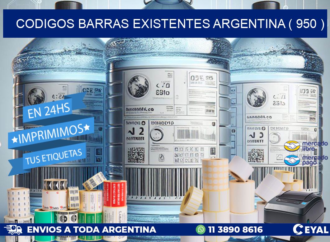 codigos barras existentes argentina ( 950 )