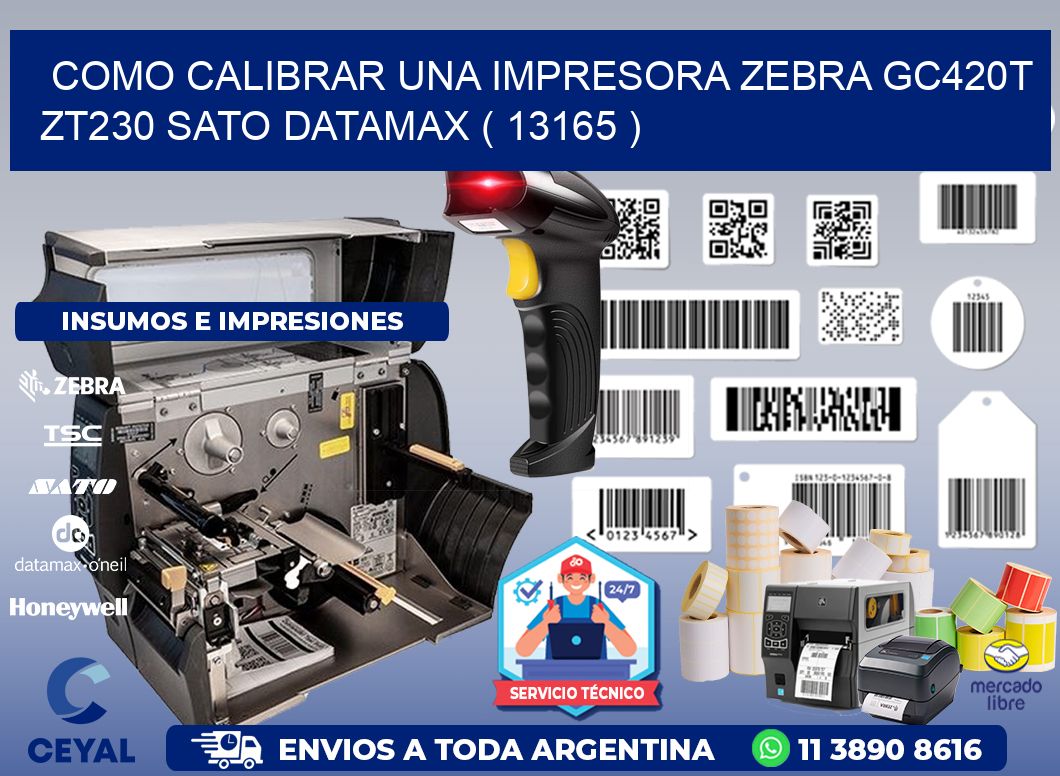 como calibrar una impresora zebra gc420t ZT230 SATO DATAMAX ( 13165 )