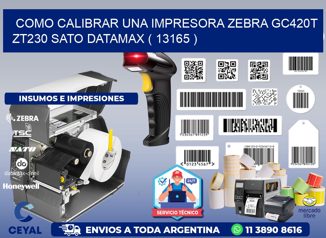 como calibrar una impresora zebra gc420t ZT230 SATO DATAMAX ( 13165 )