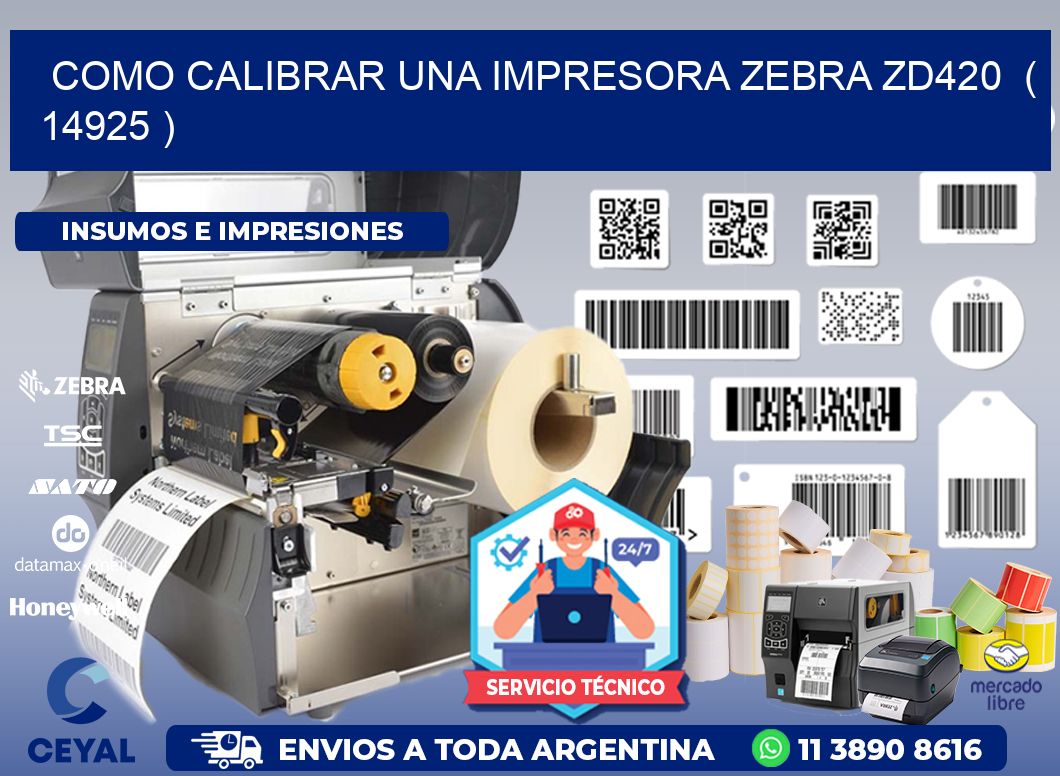 como calibrar una impresora zebra zd420 ( 14925 )