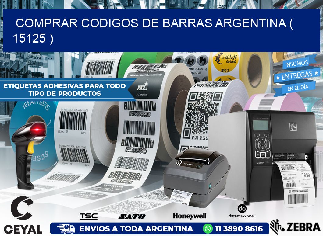 comprar codigos de barras argentina ( 15125 )