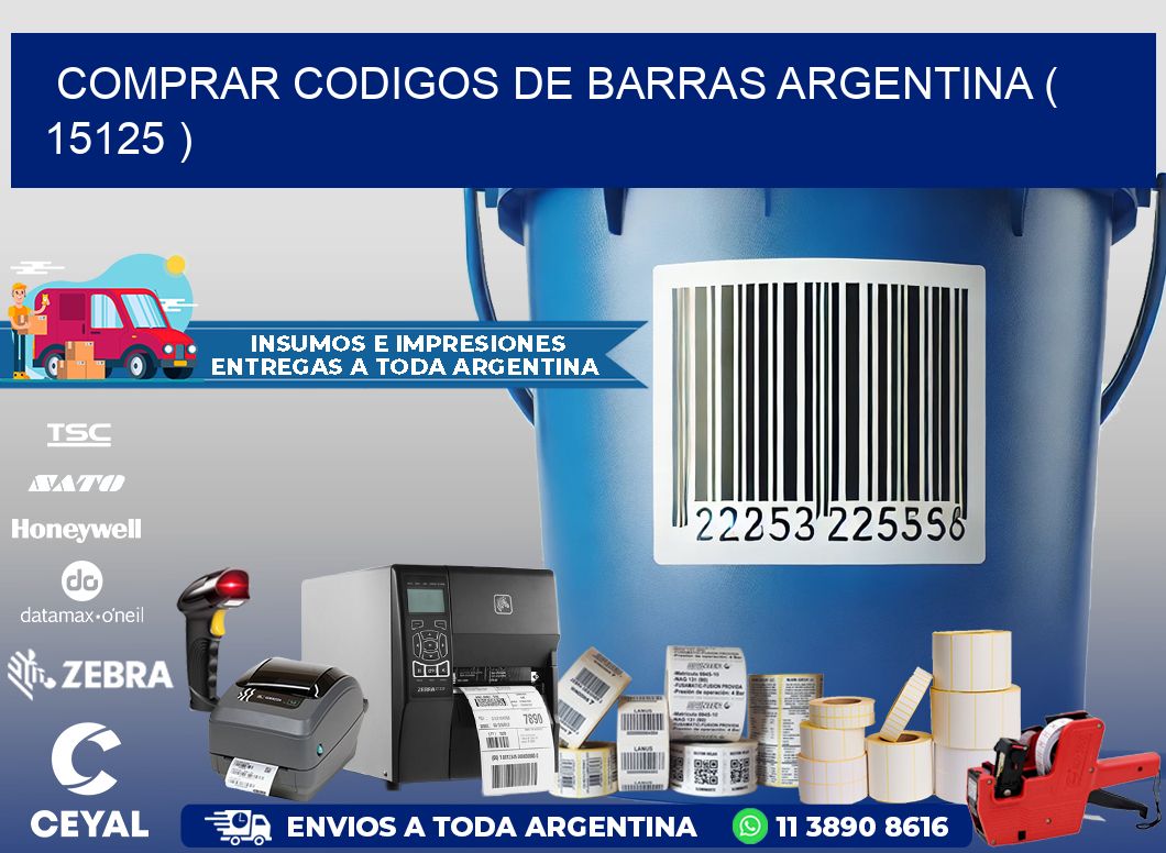 comprar codigos de barras argentina ( 15125 )