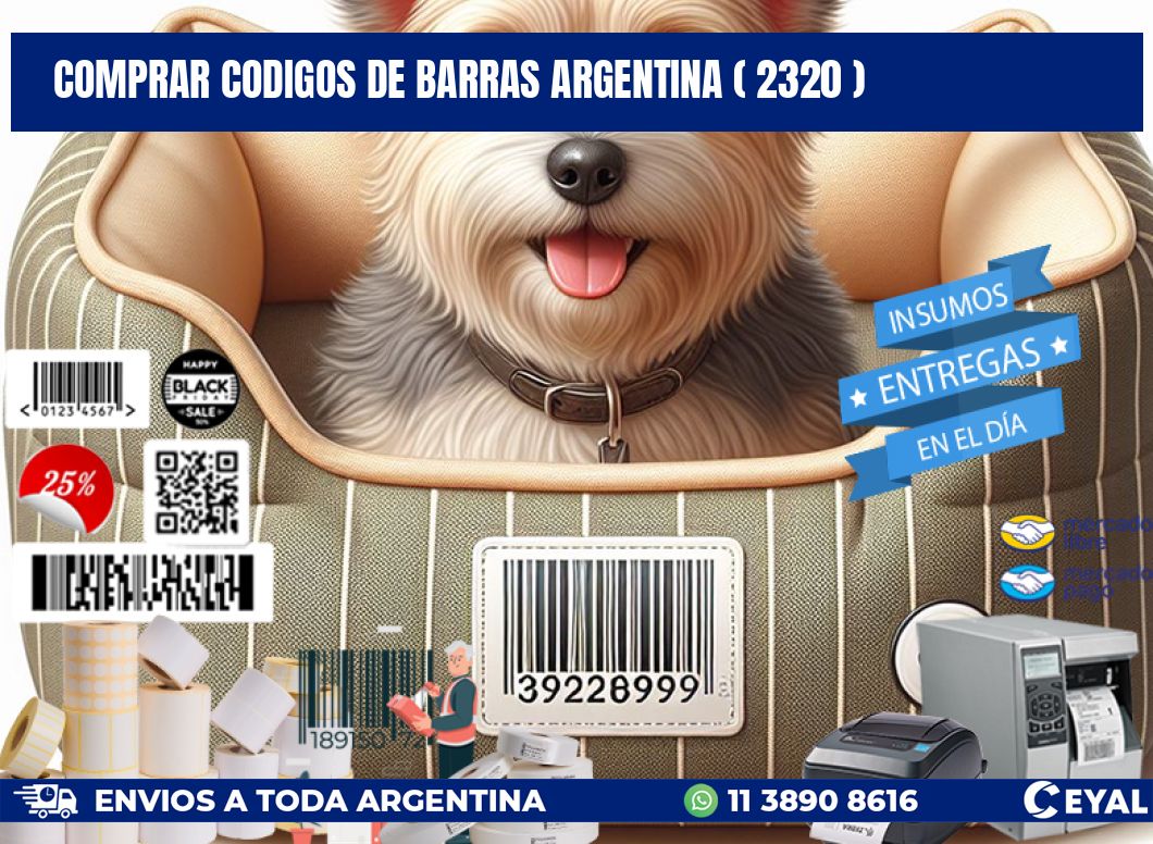 comprar codigos de barras argentina ( 2320 )