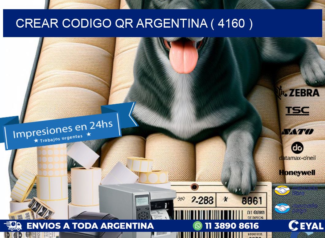 crear codigo qr argentina ( 4160 )