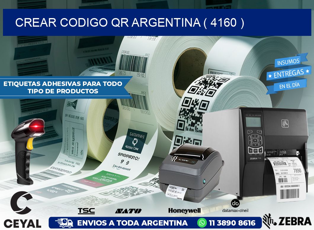 crear codigo qr argentina ( 4160 )