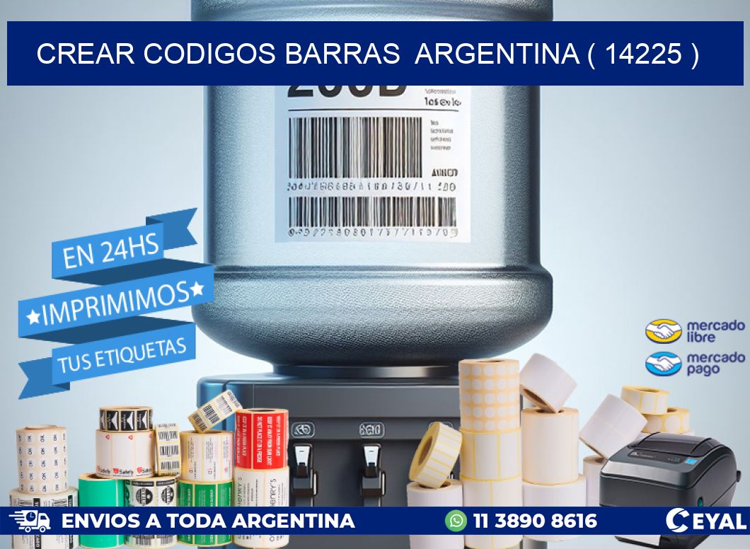 crear codigos barras argentina ( 14225 )