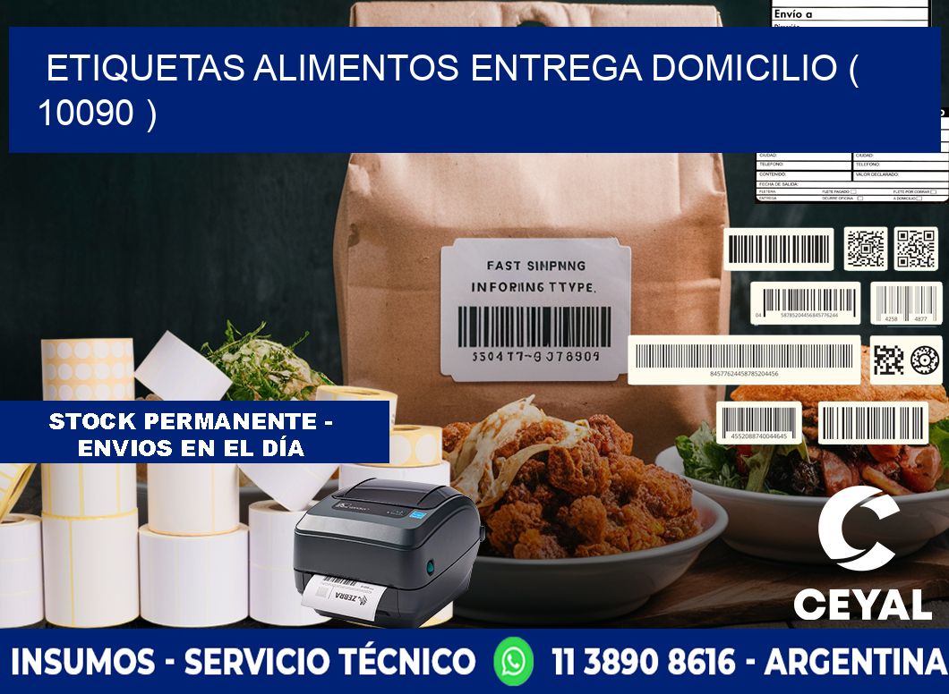 etiquetas alimentos entrega domicilio ( 10090 )