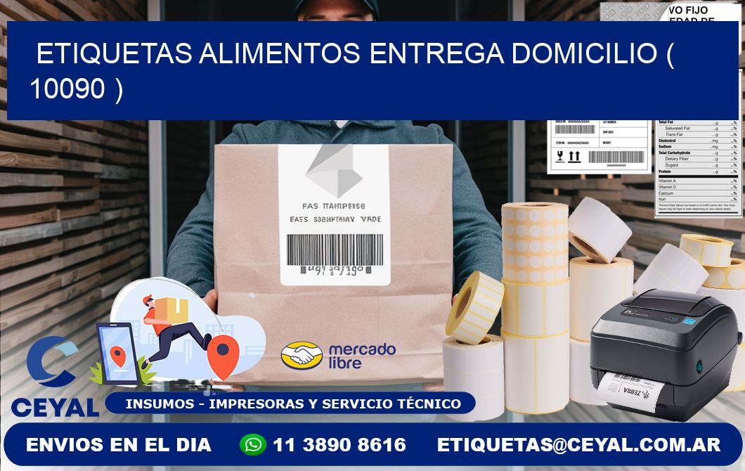 etiquetas alimentos entrega domicilio ( 10090 )