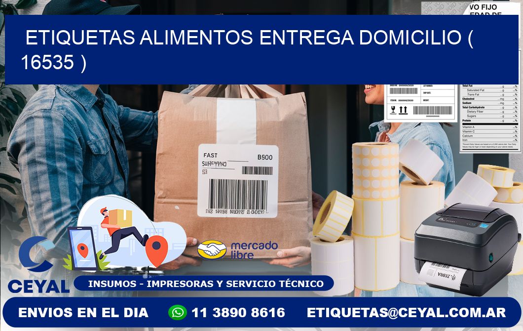 etiquetas alimentos entrega domicilio ( 16535 )