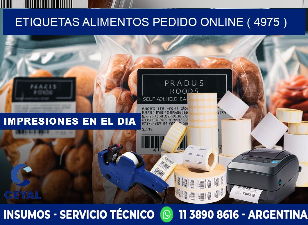 etiquetas alimentos pedido online ( 4975 )