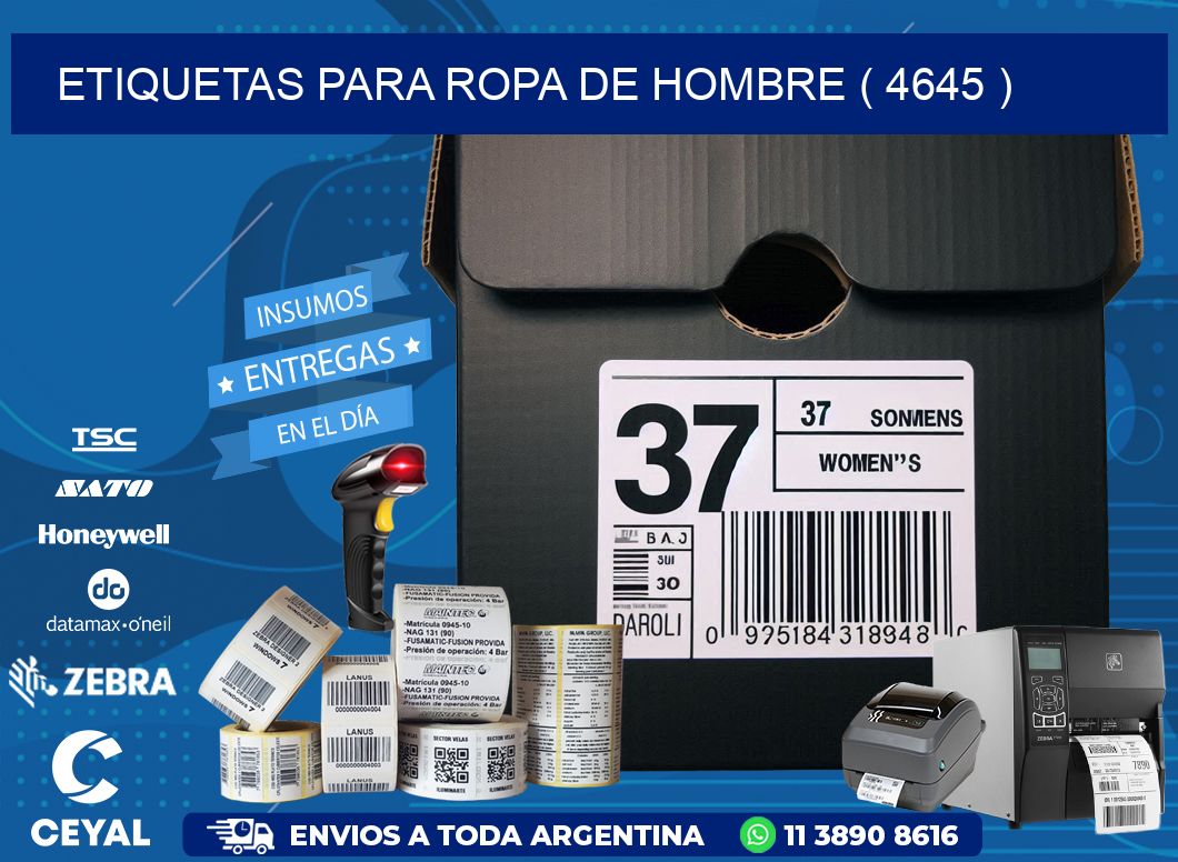 etiquetas para ropa de hombre ( 4645 )