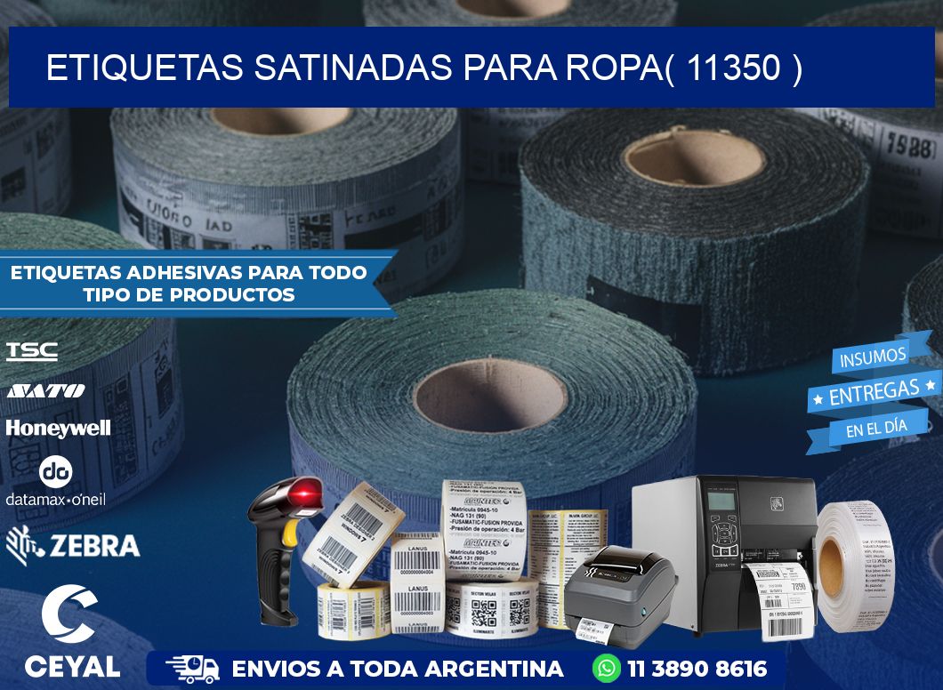 etiquetas satinadas para ropa( 11350 )