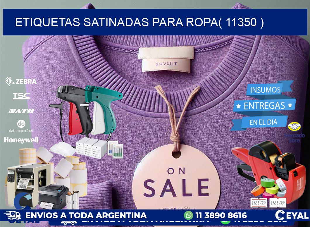 etiquetas satinadas para ropa( 11350 )