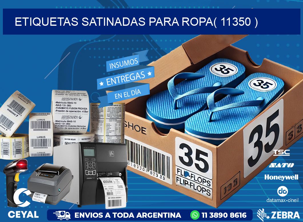etiquetas satinadas para ropa( 11350 )