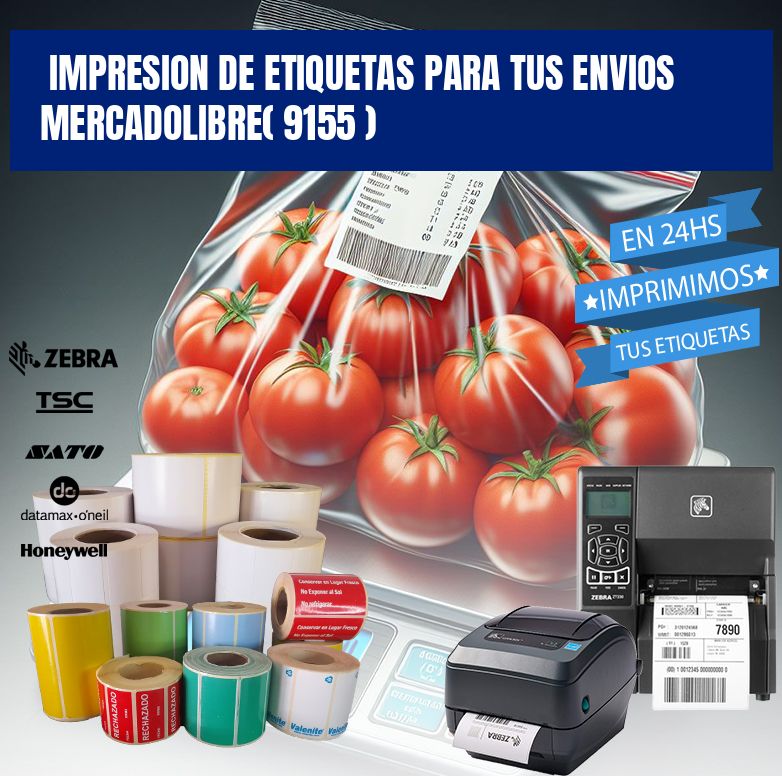 impresion de etiquetas para tus envios mercadolibre( 9155 )