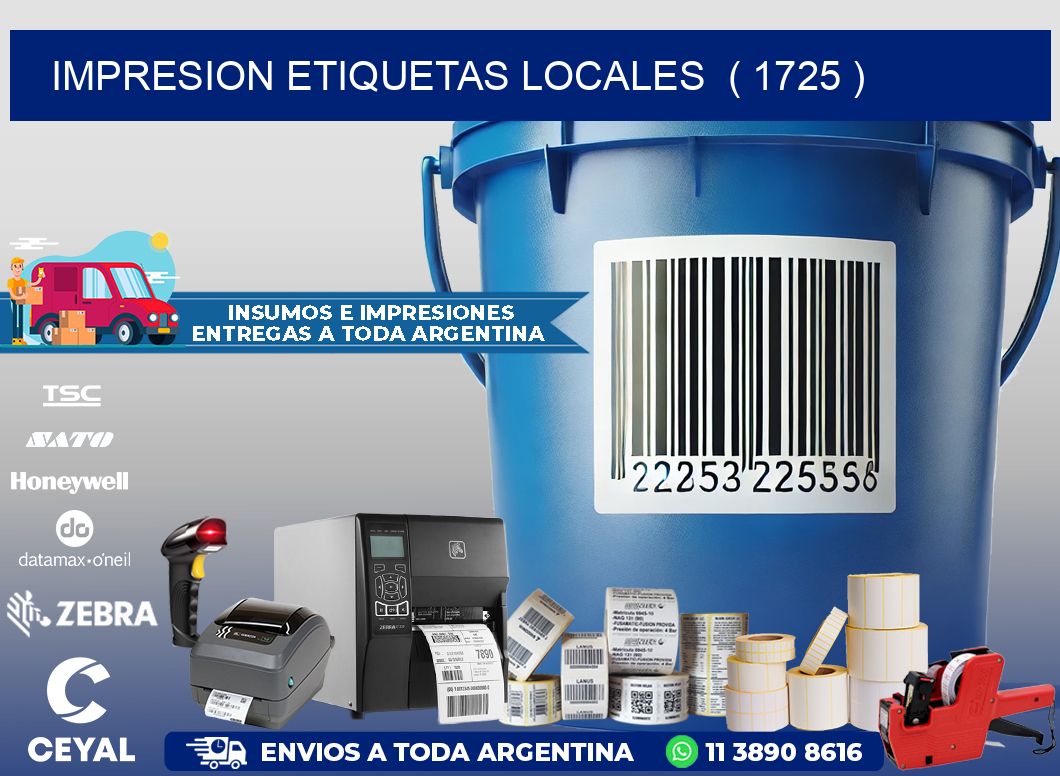 impresion etiquetas locales ( 1725 )