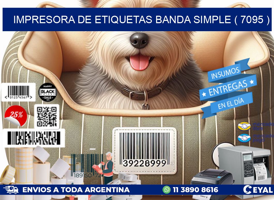 impresora de etiquetas banda simple ( 7095 )