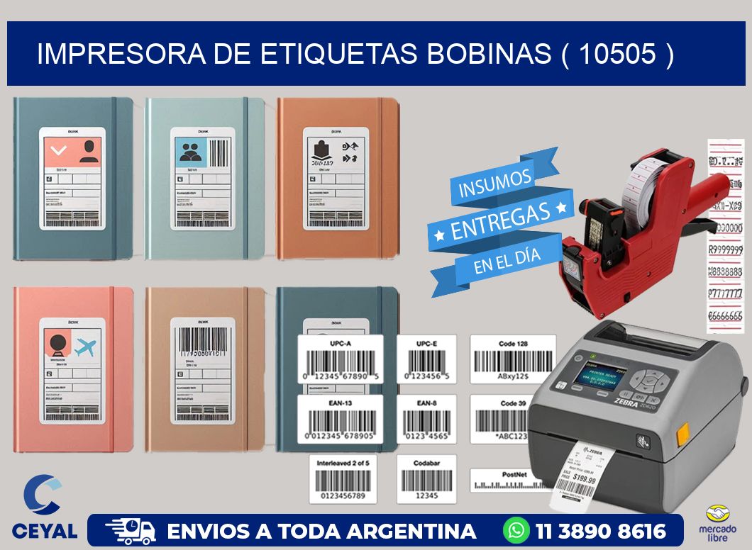 impresora de etiquetas bobinas ( 10505 )