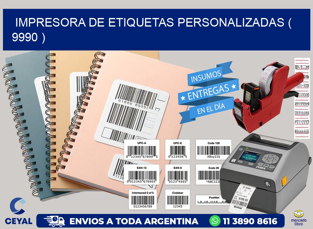 impresora de etiquetas personalizadas ( 9990 )