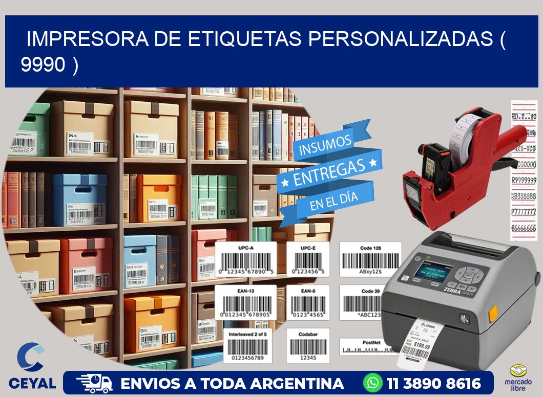 impresora de etiquetas personalizadas ( 9990 )