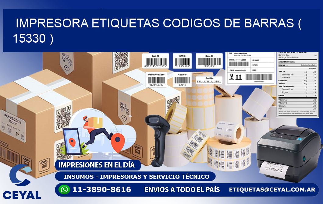 impresora etiquetas codigos de barras ( 15330 )