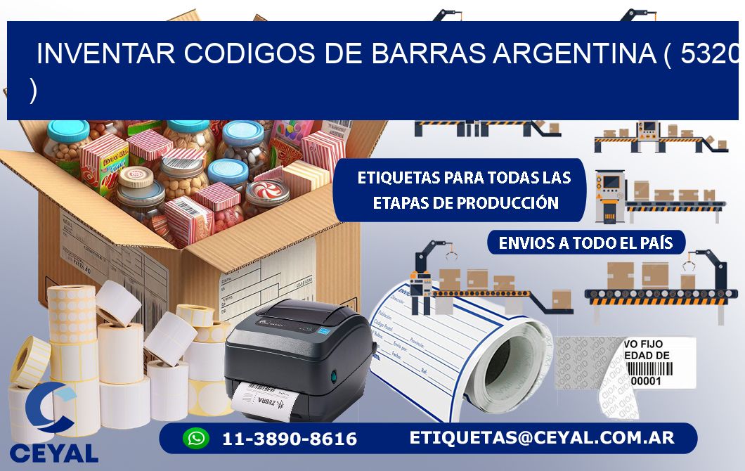 inventar codigos de barras argentina ( 5320 )