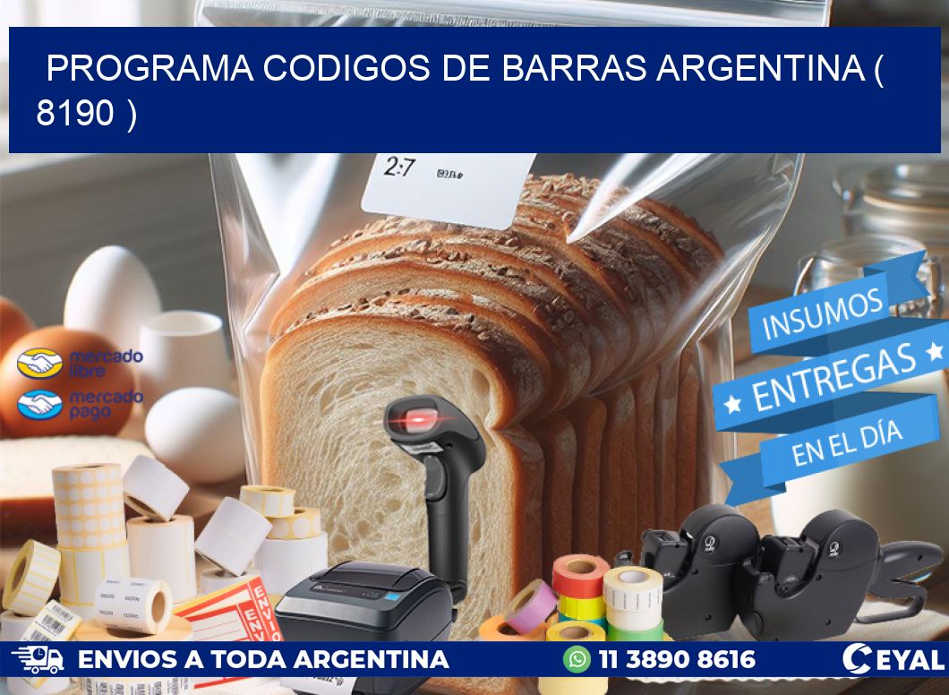 programa codigos de barras argentina ( 8190 )