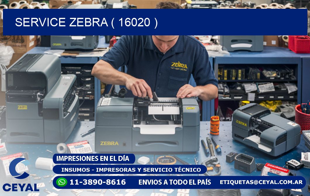 service zebra ( 16020 )