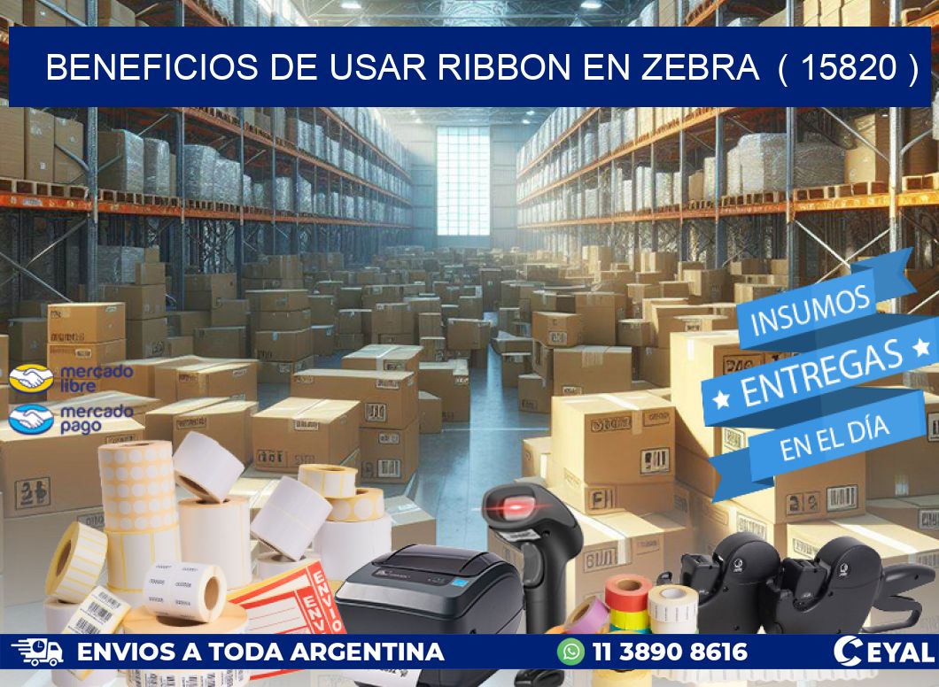BENEFICIOS DE USAR RIBBON EN ZEBRA ( 15820 )