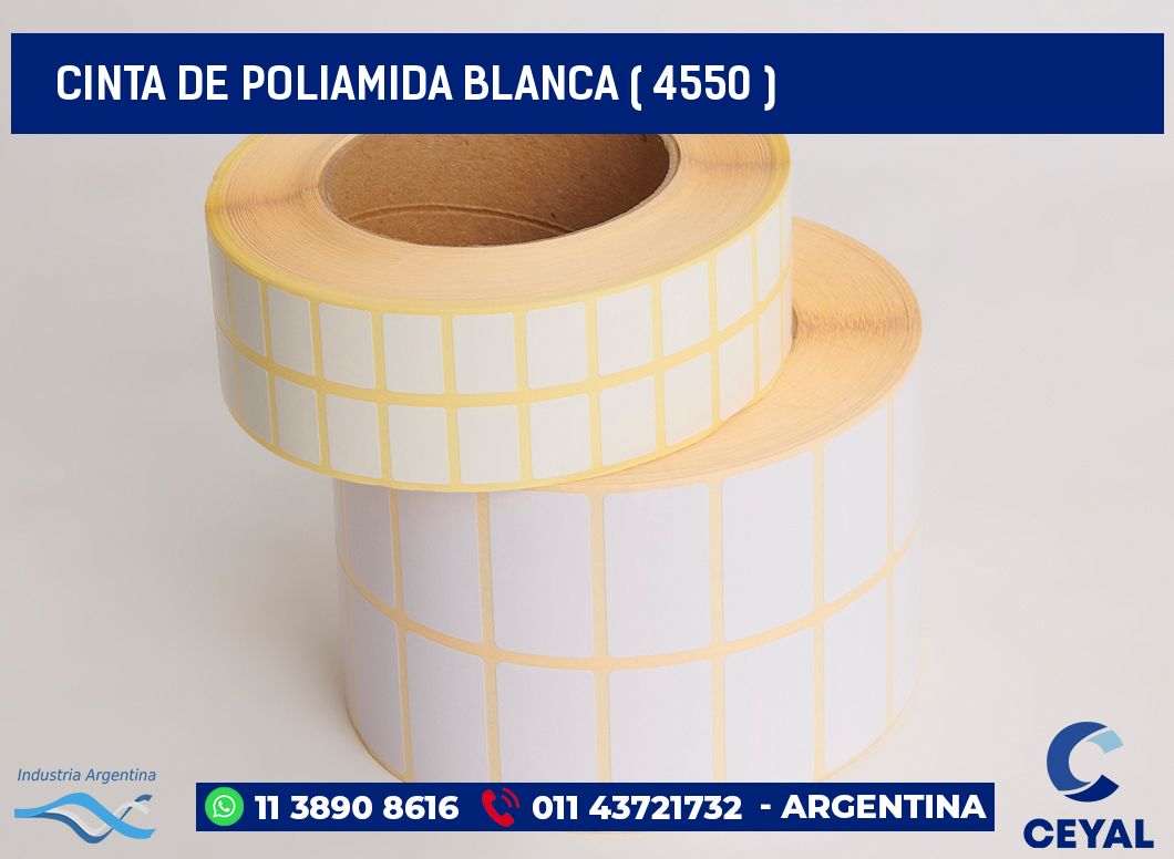 CINTA DE POLIAMIDA BLANCA ( 4550 )