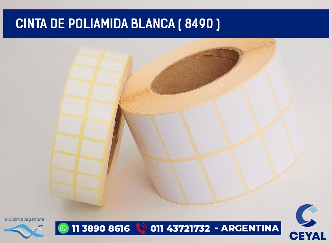 CINTA DE POLIAMIDA BLANCA ( 8490 )