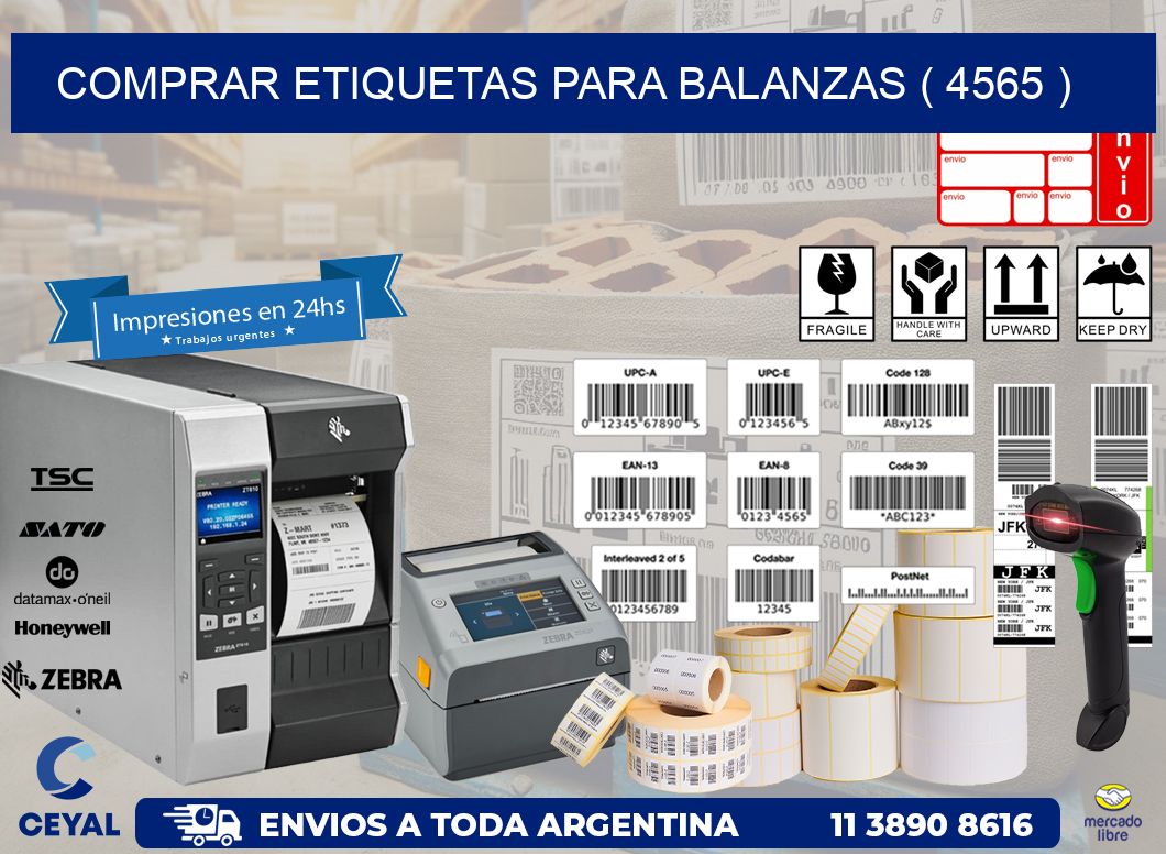 COMPRAR ETIQUETAS PARA BALANZAS ( 4565 )