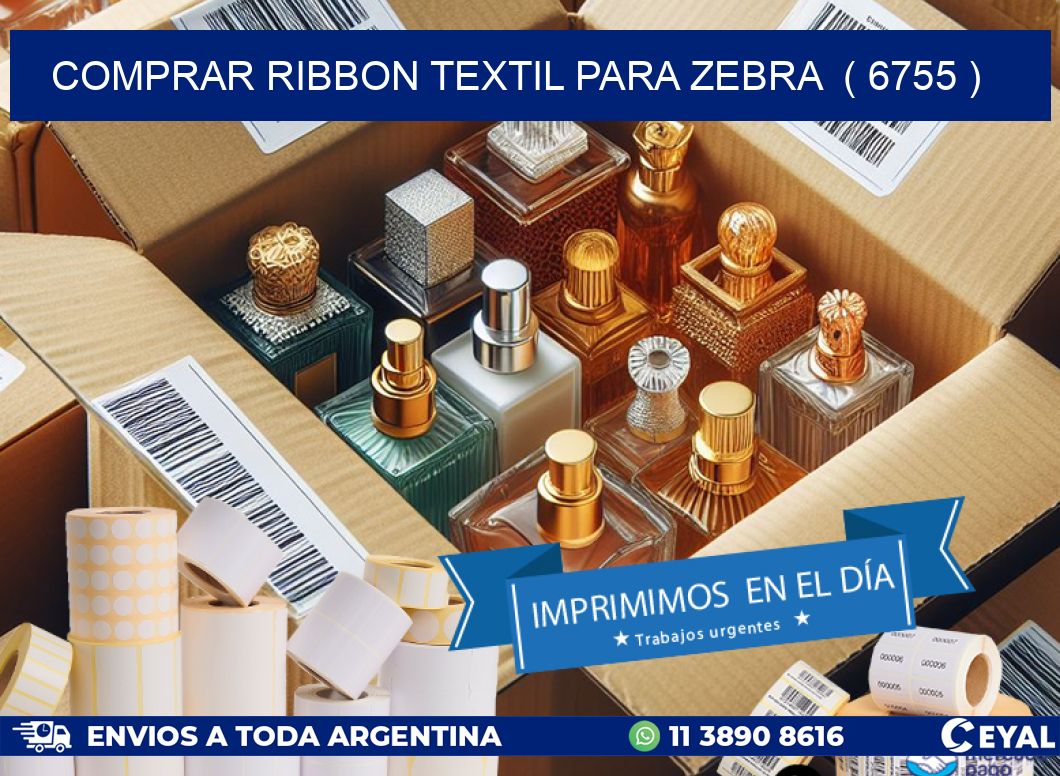 COMPRAR RIBBON TEXTIL PARA ZEBRA ( 6755 )