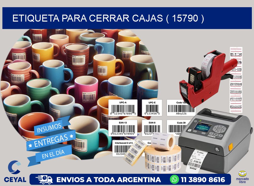 ETIQUETA PARA CERRAR CAJAS ( 15790 )