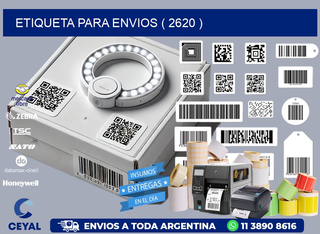 ETIQUETA PARA ENVIOS ( 2620 )
