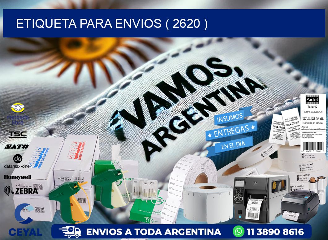 ETIQUETA PARA ENVIOS ( 2620 )