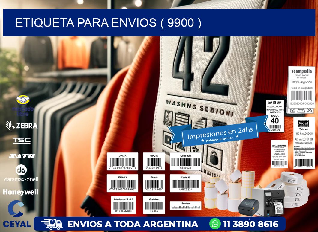 ETIQUETA PARA ENVIOS ( 9900 )
