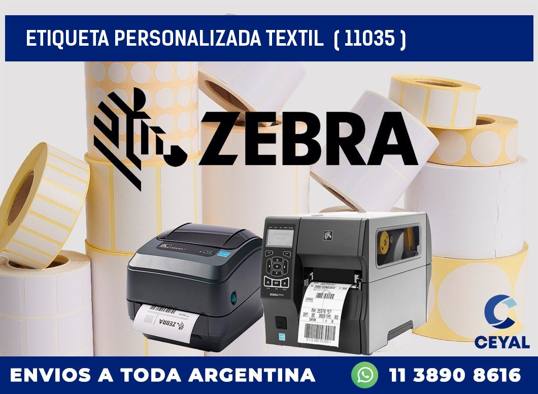 ETIQUETA PERSONALIZADA TEXTIL ( 11035 )