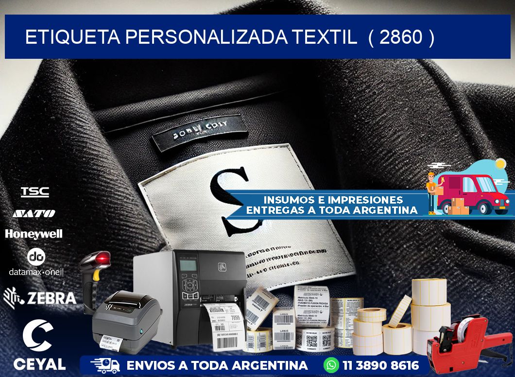 ETIQUETA PERSONALIZADA TEXTIL ( 2860 )
