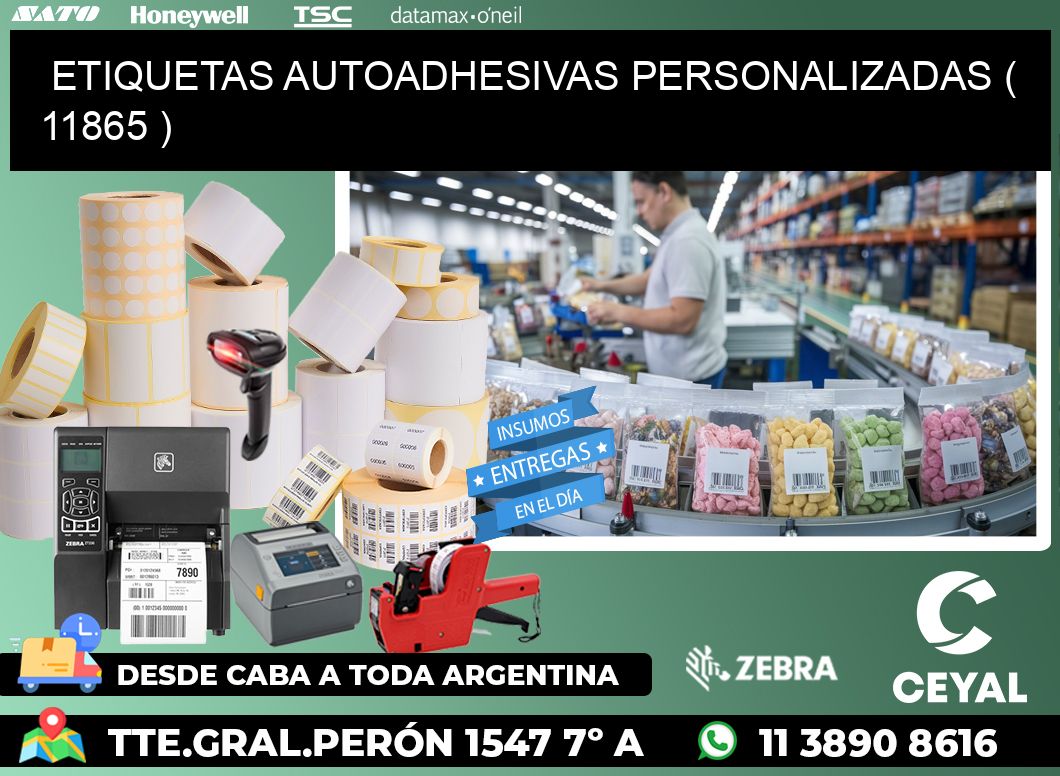 ETIQUETAS AUTOADHESIVAS PERSONALIZADAS ( 11865 )