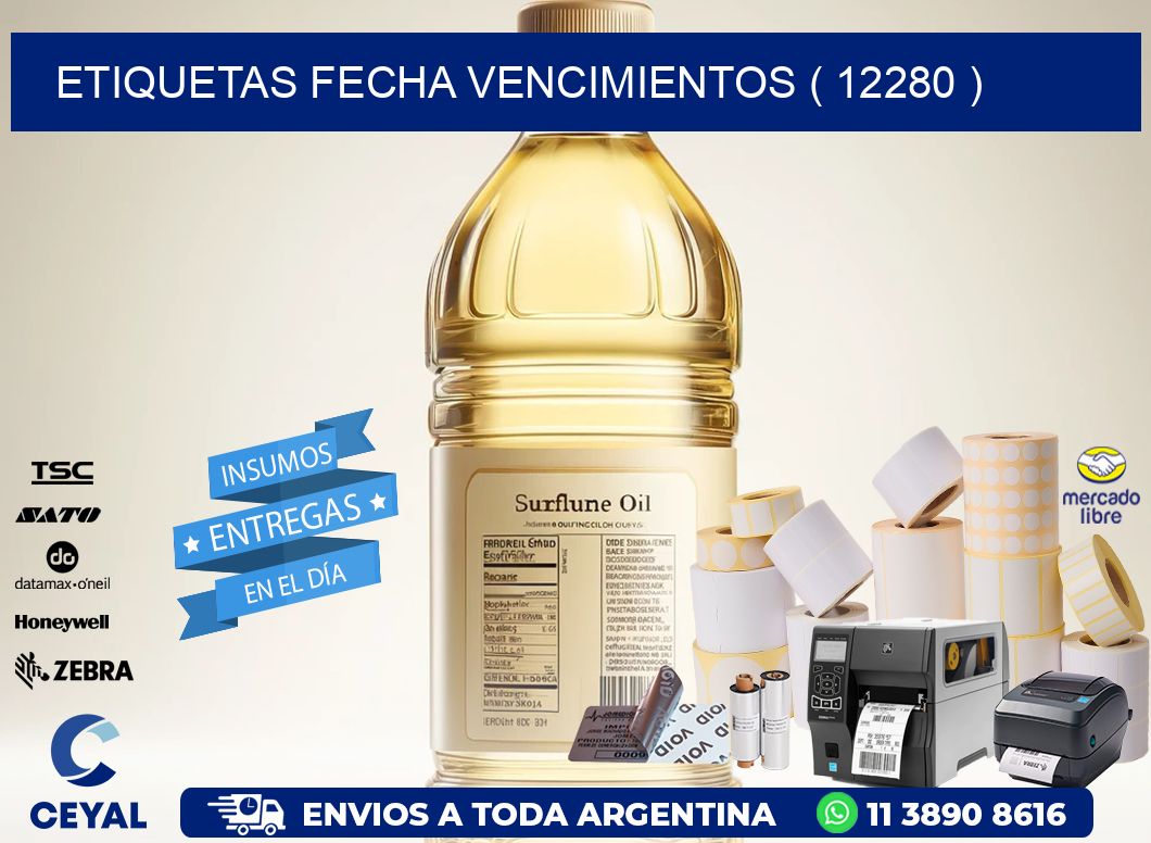 ETIQUETAS FECHA VENCIMIENTOS ( 12280 )