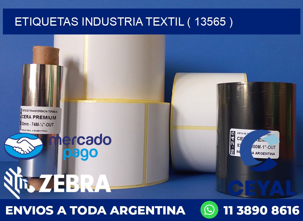 ETIQUETAS INDUSTRIA TEXTIL ( 13565 )