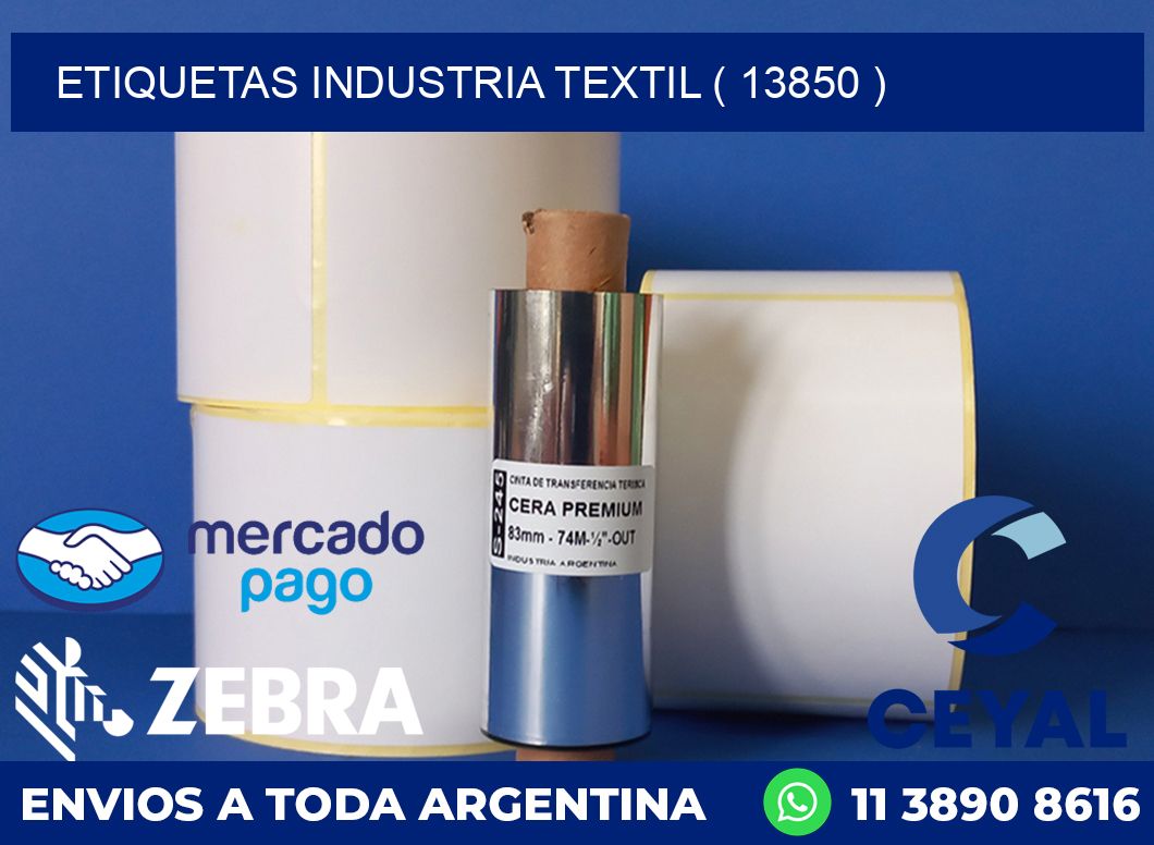 ETIQUETAS INDUSTRIA TEXTIL ( 13850 )