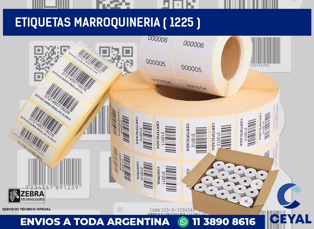 ETIQUETAS MARROQUINERIA ( 1225 )