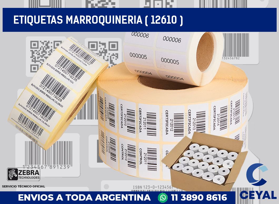 ETIQUETAS MARROQUINERIA ( 12610 )