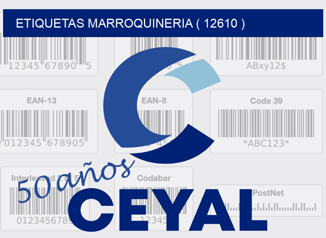ETIQUETAS MARROQUINERIA ( 12610 )