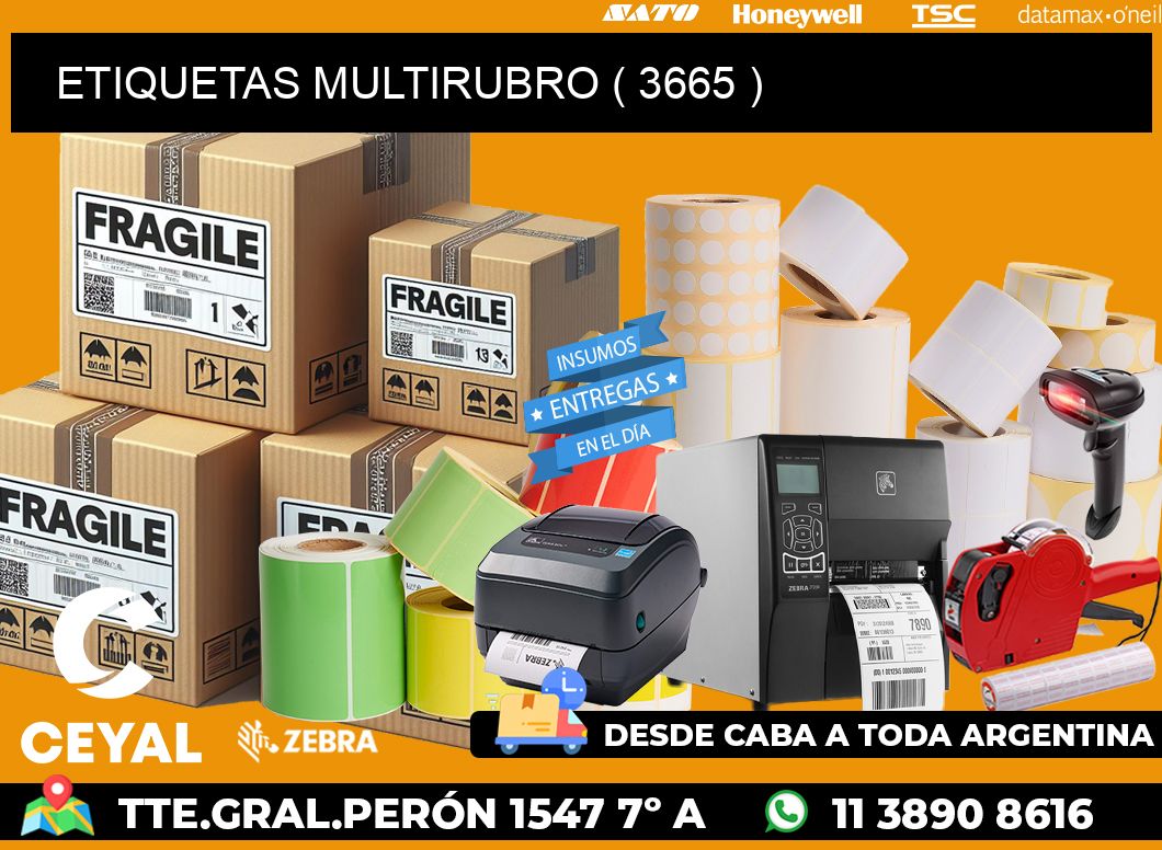 ETIQUETAS MULTIRUBRO ( 3665 )