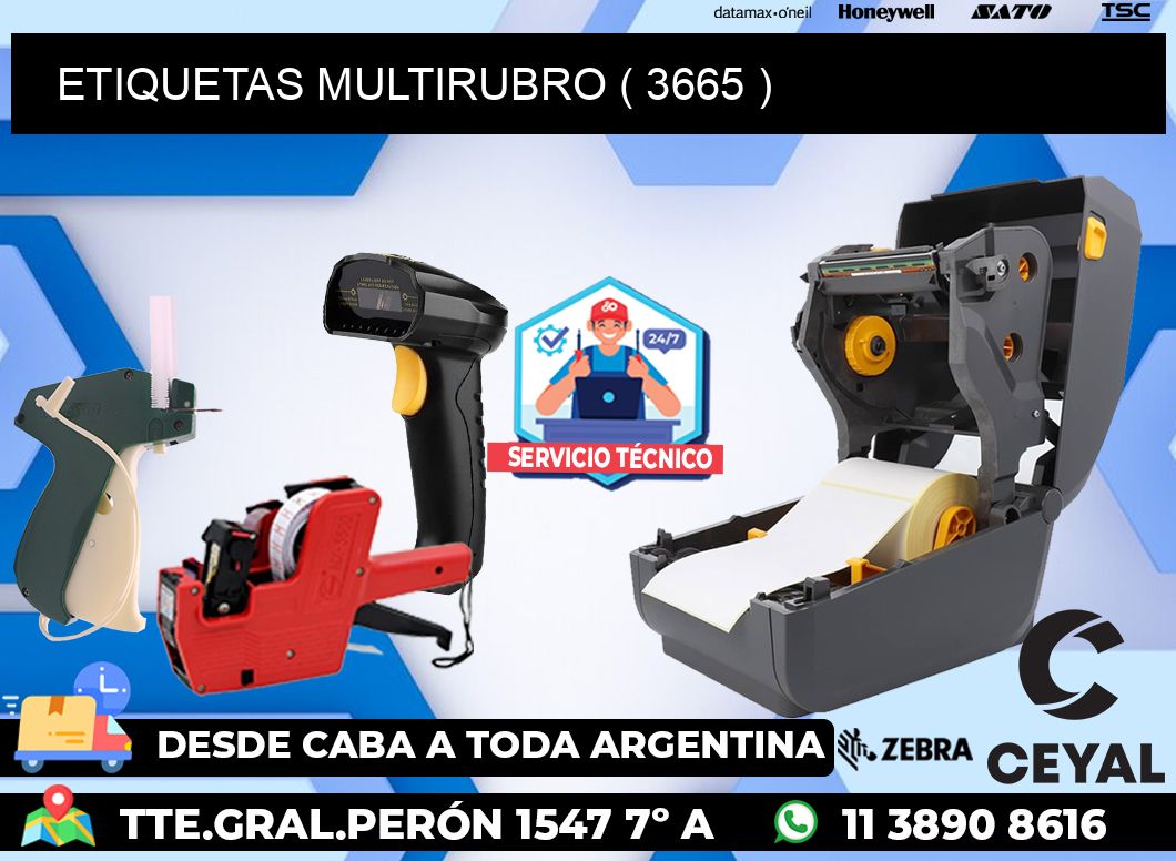 ETIQUETAS MULTIRUBRO ( 3665 )