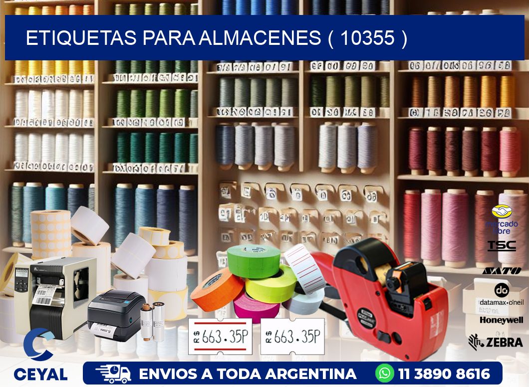 ETIQUETAS PARA ALMACENES ( 10355 )